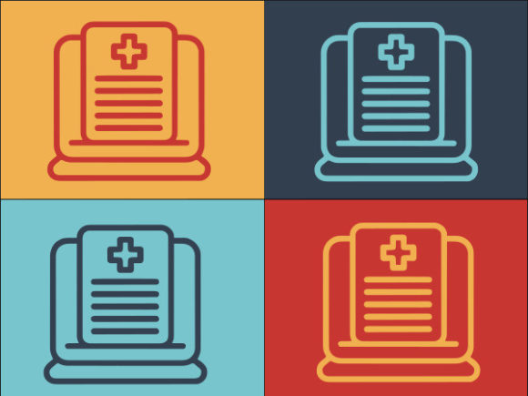 Electronic Medical Service Graphics and Logos