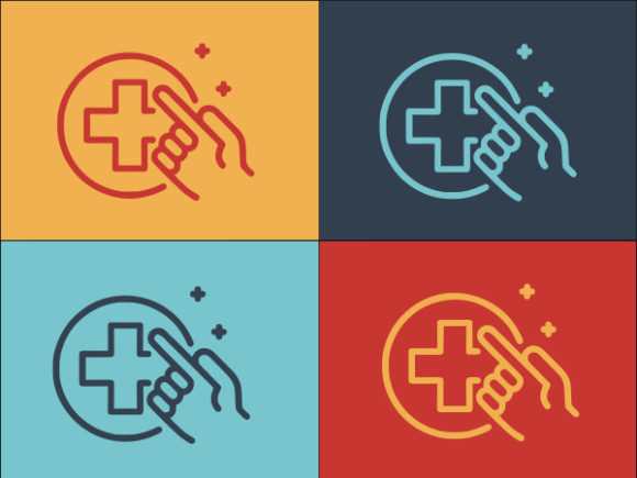 Hand and Medical Cross