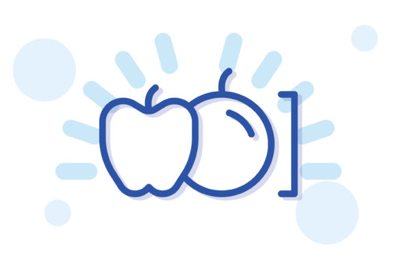 Healthcare Icon Fruits: Graphics and Icons for Modern Design