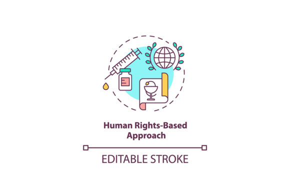 Human Rights Based Approach Concept Icon
