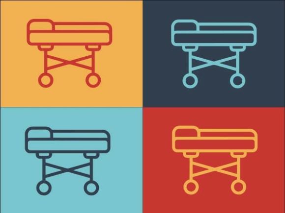Medical Bed Graphics & Logos
