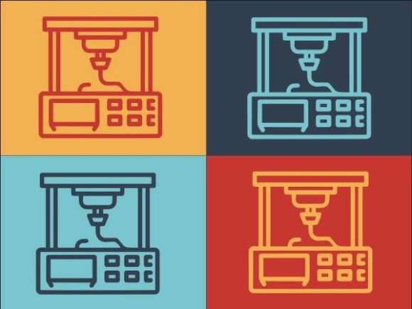 Medical Bioprinting Graphics and Logos