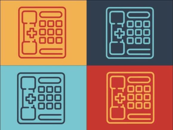 Medical Phone Graphics and Logos