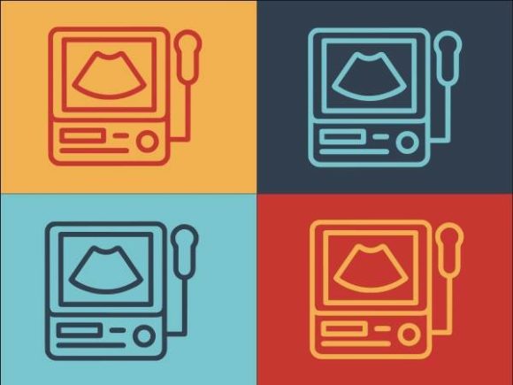 Medical Ultrasound: Graphics and Logos for Modern Design