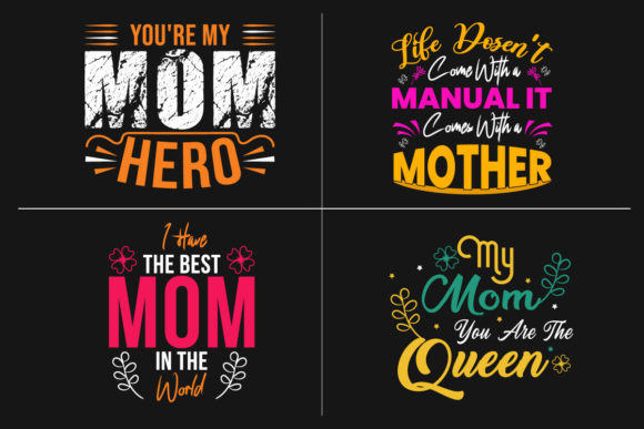 Mother’s T-shirt Design Bundle