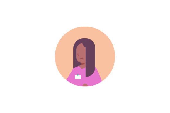 Profile Nurse Icon Graphics and Icons