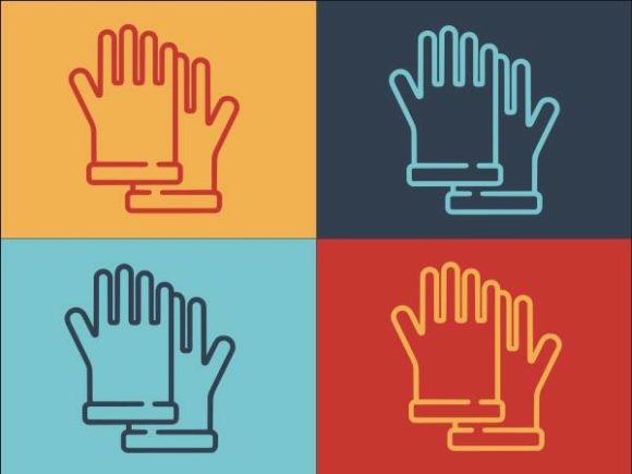 Rubber Medical Gloves Graphics and Logos