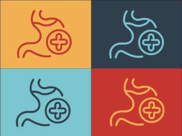 Stomach Medical Probiotics: Graphics and Logos